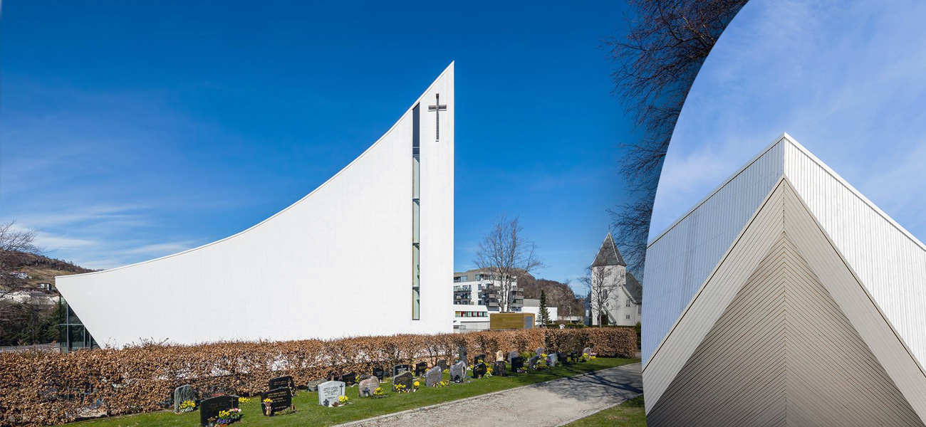 Христианская традиции вписана в современную архитектурную концепцию новой церкви Олгора