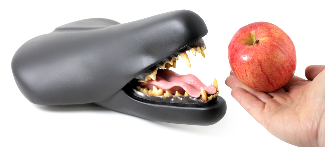 Тюнинг сиденья велосипеда Bite it